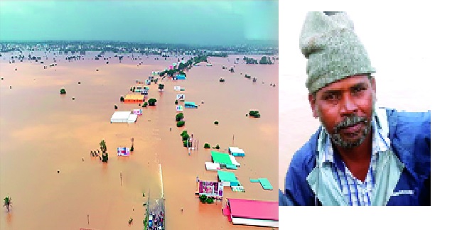 A hero who rescues flood victims from the waves of the floods | महापुराच्या लाटांशी झुंज देत पूरग्रस्तांना वाचवणारा नायक--धुळाप्पा आंबी A hero who rescues flood victims from the waves of the floods | महापुराच्या लाटांशी झुंज देत पूरग्रस्तांना वाचवणारा नायक--धुळाप्पा आंबी