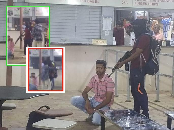 Video: Mock drill of police-terrorists begins in Dhule, panicked citizen slaps terrorist... trending | Video: धुळ्यात पोलिसांचे मॉक ड्रील सुरू होतं, नागरिकाने 'दहशतवाद्या'ला चोप दिला... Video: Mock drill of police-terrorists begins in Dhule, panicked citizen slaps terrorist... trending | Video: धुळ्यात पोलिसांचे मॉक ड्रील सुरू होतं, नागरिकाने 'दहशतवाद्या'ला चोप दिला...