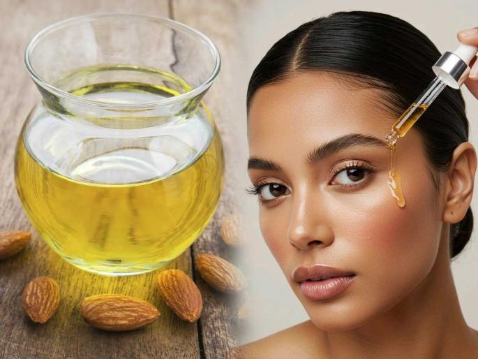 Right Way to Use Almond Oil on Face to Reduce Dryness During Winters how to use almond oil on face almond oil for face dryness | थंडीने चेहऱ्याची त्वचा फुटली, सुरकुत्या पडल्या? चमचाभर बदाम तेल 'असं' लावा - त्वचा दिसेल मऊमुलायम कापसासारखी... Right Way to Use Almond Oil on Face to Reduce Dryness During Winters how to use almond oil on face almond oil for face dryness | थंडीने चेहऱ्याची त्वचा फुटली, सुरकुत्या पडल्या? चमचाभर बदाम तेल 'असं' लावा - त्वचा दिसेल मऊमुलायम कापसासारखी...
