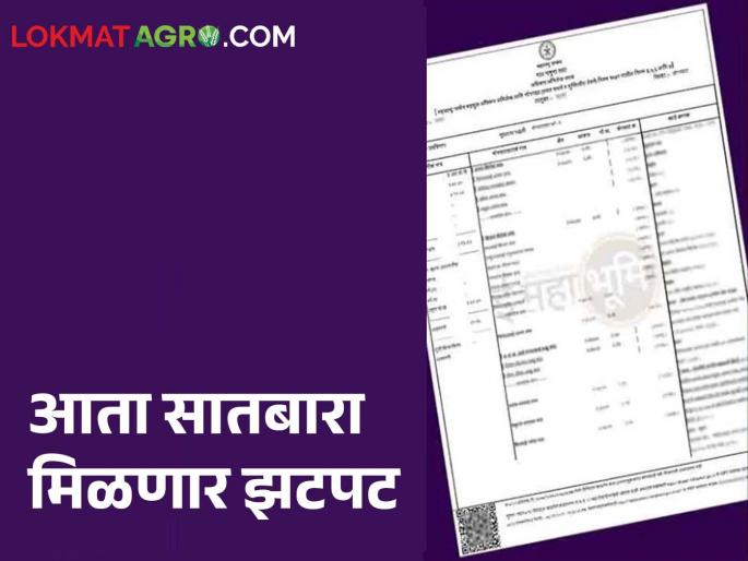 Now you don't need to go to the Talathi to get the Satbara; Download it on your mobile | 7/12 Download: सातबारा काढण्यासाठी आता तलाठ्याकडे जायची गरज नाही; डाउनलोड करा तुमच्या मोबाईलवर Now you don't need to go to the Talathi to get the Satbara; Download it on your mobile | 7/12 Download: सातबारा काढण्यासाठी आता तलाठ्याकडे जायची गरज नाही; डाउनलोड करा तुमच्या मोबाईलवर