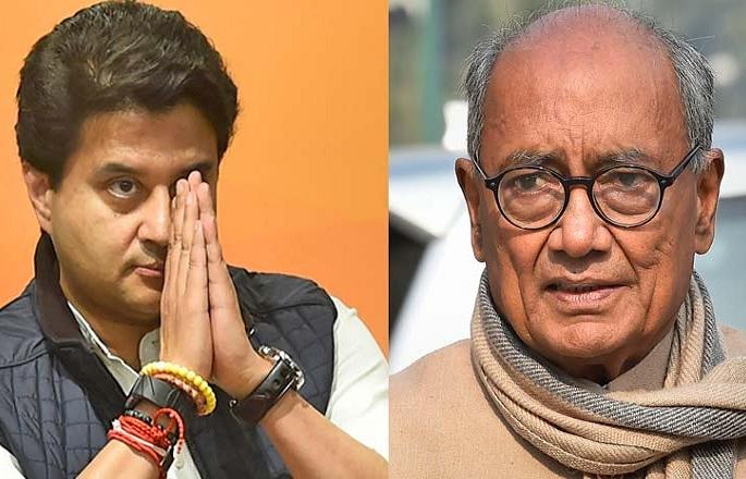 digvijaya singh congress becomes alive due to jyotiraditya scindia departure gwalior | जोतिरादित्य शिंदे गेल्यामुळे काँग्रेस जिवंत झाली, दिग्विजय सिंह यांचा निशाणा digvijaya singh congress becomes alive due to jyotiraditya scindia departure gwalior | जोतिरादित्य शिंदे गेल्यामुळे काँग्रेस जिवंत झाली, दिग्विजय सिंह यांचा निशाणा