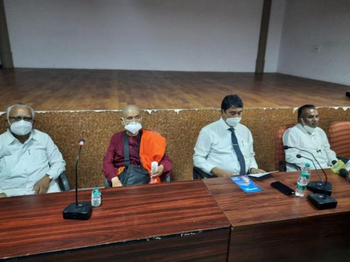 Dhamma Chakra Pravarten Din on Deekshabhoomi is simple this year | दीक्षाभूमीवरील धम्मचक्र प्रवर्तन दिन यंदा साधेपणानेच  Dhamma Chakra Pravarten Din on Deekshabhoomi is simple this year | दीक्षाभूमीवरील धम्मचक्र प्रवर्तन दिन यंदा साधेपणानेच