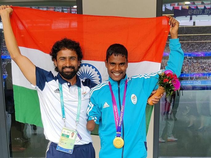 nashik: Nashik's Dilip Gavit won gold in Para Asian; Appreciation from Modi | nashik: नाशिकच्या दिलीप गावितला पॅरा एशियनमध्ये सुवर्ण; मोदींकडून कौतुक nashik: Nashik's Dilip Gavit won gold in Para Asian; Appreciation from Modi | nashik: नाशिकच्या दिलीप गावितला पॅरा एशियनमध्ये सुवर्ण; मोदींकडून कौतुक