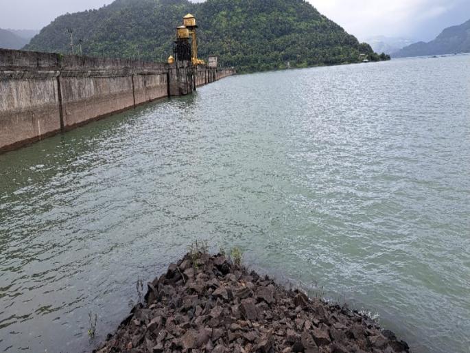 93 percent water storage in Dimbhe Dam of Ambegaon Taluka On the way to fill the dam | आंबेगाव तालुक्याच्या डिंभे धरणात ९३ टक्के पाणीसाठा; धरण भरण्याच्या मार्गावर 93 percent water storage in Dimbhe Dam of Ambegaon Taluka On the way to fill the dam | आंबेगाव तालुक्याच्या डिंभे धरणात ९३ टक्के पाणीसाठा; धरण भरण्याच्या मार्गावर