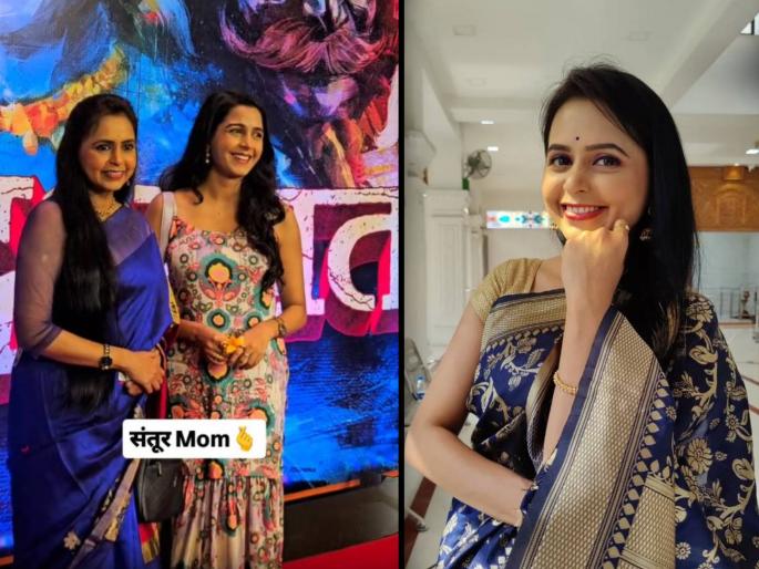 dashavtar marathi movie premiere dipti bhagwat daughter jui bhagwat video viral | माय तशी लेक! दिप्ती भागवतची मुलगीही आहे अभिनेत्री, आईसारखीच दिसते सुंदर; तुम्ही पाहिलंत का?