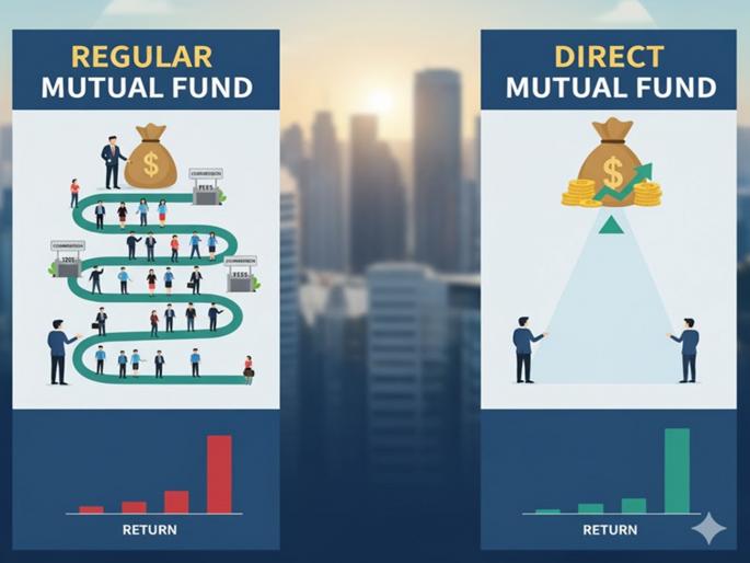 Regular vs Direct Mutual Funds Before investing understand the difference between regular and direct mutual funds it will definitely come in handy | गुंतवणूक करण्यापूर्वी समजून घ्या रेग्युलर आणि डायरेक्ट म्युच्युअल फंडातील फरक, नक्कीच येईल कामी Regular vs Direct Mutual Funds Before investing understand the difference between regular and direct mutual funds it will definitely come in handy | गुंतवणूक करण्यापूर्वी समजून घ्या रेग्युलर आणि डायरेक्ट म्युच्युअल फंडातील फरक, नक्कीच येईल कामी