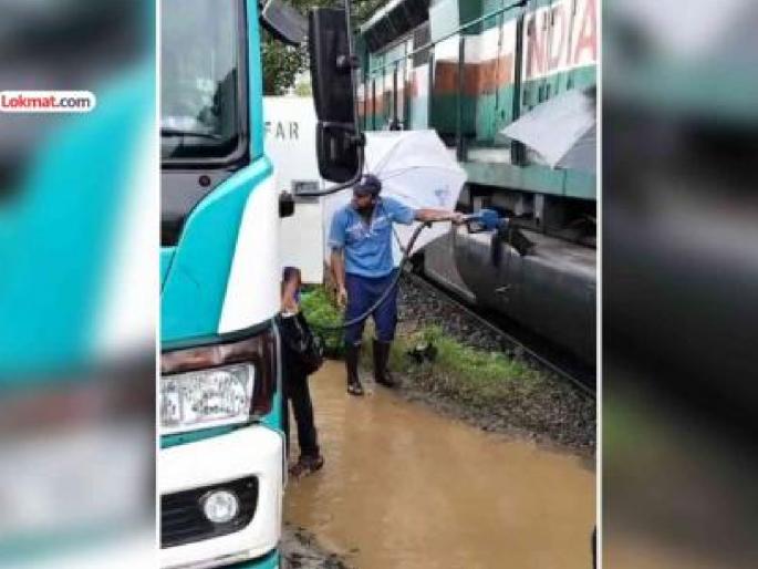 Now diesel will be supplied by tanker to the express engine; Car shed will be avoided; Central Railway's successful experiment | आता एक्स्प्रेसच्या इंजिनमध्ये टँकरने डिझेल; कारशेडचा फेरा वाचणार; मध्य रेल्वेचा यशस्वी प्रयोग