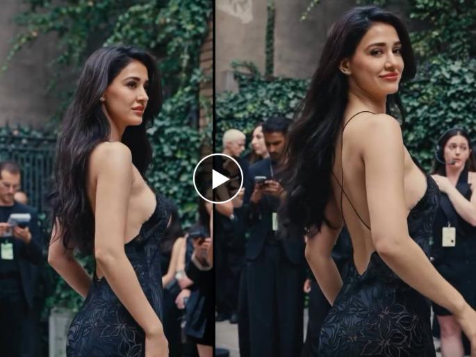 disha patani attend event in new york after firing at home | घरावर झालेल्या गोळीबारानंतर न्यूयॉर्कमध्ये दिसली दिशा पटानी, समोर आला व्हिडीओ