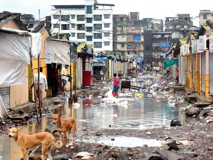 Fear of disease in the lamp | दिव्यात रोगराईची भीती; शेकडो घरांमध्ये पाणी Fear of disease in the lamp | दिव्यात रोगराईची भीती; शेकडो घरांमध्ये पाणी