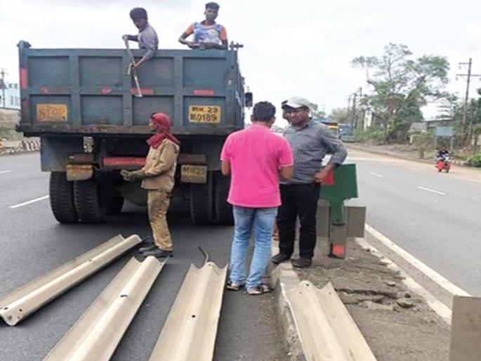 Start of IRB to stop unauthorized dividers on highways | हायवे वरील अनधिकृत दुभाजक बंद करण्यास आयआरबीचा प्रारंभ Start of IRB to stop unauthorized dividers on highways | हायवे वरील अनधिकृत दुभाजक बंद करण्यास आयआरबीचा प्रारंभ