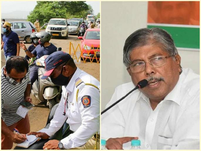 No traffic fines on Diwali A unique gift to Pune residents from Guardian Minister Chandrakant Patal | दिवाळीत बिनधास्त गाडी चालवा, वाहतूक पोलिस अडवणार नाहीत No traffic fines on Diwali A unique gift to Pune residents from Guardian Minister Chandrakant Patal | दिवाळीत बिनधास्त गाडी चालवा, वाहतूक पोलिस अडवणार नाहीत