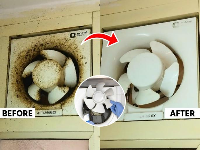 Diwali home cleaning ideas how to clean exhaust fan easily at Home simple hack to clean exhaust fan without removing blades | दिवाळीत साफसफाईसाठी एक्स्ट्रा मेहनत नको! ‘हा’ जुगाड करा एक्झॉस्ट फॅन होईल स्वच्छ – धूळही गायब