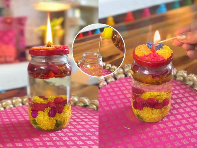 DIY for making diya at home, how to make diya from old glass bottle, diya making hacks   | जुन्या, टाकाऊ बाटल्यांपासून करा सुंदर, आकर्षक दिवे- बघा सोपी युक्ती, दिवाळीत उजळेल घर