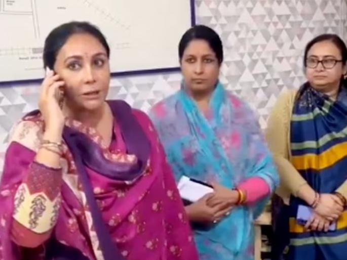 mla Diya Kumari reprimanded the police officer in the police station video viral | Diya Kumari : "भाजपाचं सरकार येणार आहे, 4 दिवसांत जाल..."; दिया कुमारींचा दबंग Video व्हायरल mla Diya Kumari reprimanded the police officer in the police station video viral | Diya Kumari : "भाजपाचं सरकार येणार आहे, 4 दिवसांत जाल..."; दिया कुमारींचा दबंग Video व्हायरल