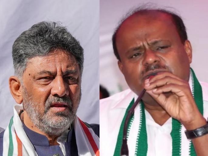It was he who spread the videos of his nephew's sex scandal; Sivakumar instead accused Kumaraswamy | पुतण्याच्या सेक्स स्कँडलचे व्हिडीओ त्यांनीच पसरवले; शिवकुमार यांचा उलटा कुमारस्वामींवरच आरोप It was he who spread the videos of his nephew's sex scandal; Sivakumar instead accused Kumaraswamy | पुतण्याच्या सेक्स स्कँडलचे व्हिडीओ त्यांनीच पसरवले; शिवकुमार यांचा उलटा कुमारस्वामींवरच आरोप