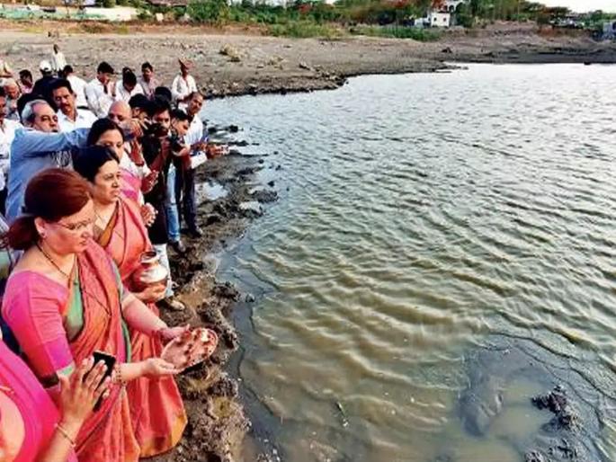 The dying Ramnadi should be revived, so ... | मरणासन्न रामनदी पुन्हा जिवंत व्हावी, म्हणून...