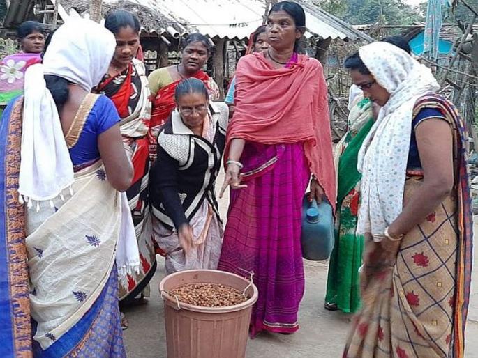 Women seized Mohul with alcohol seized | 'महिलांनी जप्त केला दारूसह मोहफूल सडवा'