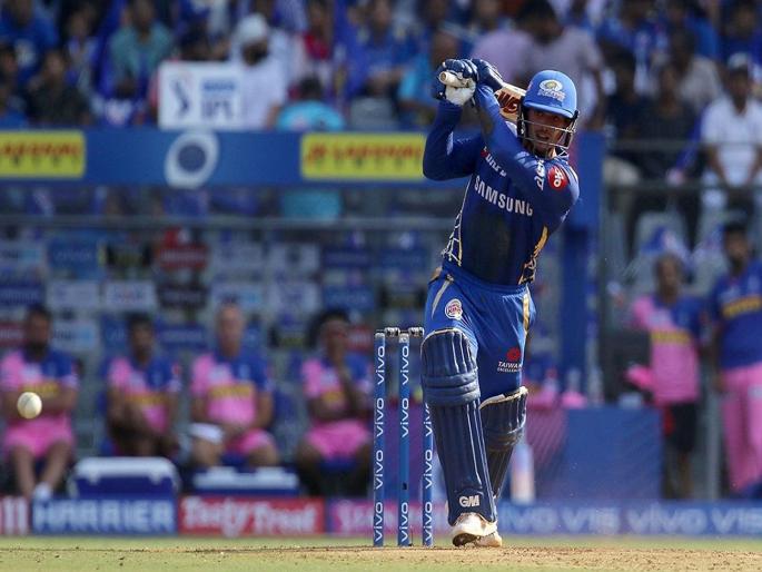 IPL 2019 MI vs RR: Mumbai Indians 187 Runs against Rajasthan Royals | IPL 2019 MI vs RR : मुंबई इंडियन्सच्या 187 धावा, डी कॉकची फटकेबाजी