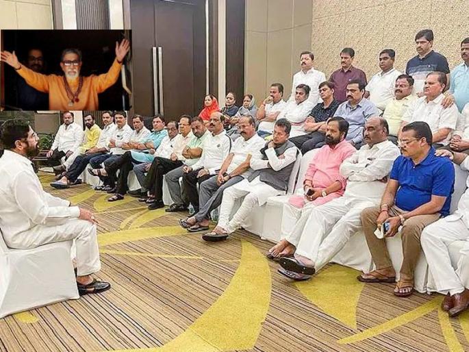 Balasaheb Thackeray was not mentioned by any minister of the Shinde group in the swearing-in ceremony | शपथविधी सोहळ्यात शिंदे गटाच्या एकाही मंत्र्याकडून बाळासाहेब ठाकरेंचा उल्लेख नाही...! Balasaheb Thackeray was not mentioned by any minister of the Shinde group in the swearing-in ceremony | शपथविधी सोहळ्यात शिंदे गटाच्या एकाही मंत्र्याकडून बाळासाहेब ठाकरेंचा उल्लेख नाही...!