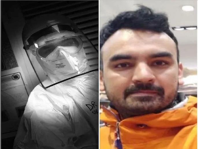 AIIMS doctor removes safety gear risks life to save COVID 19 patient kkg | CoronaVirus News: डॉक्टर नव्हे देवदूत! रुग्णाचा जीव वाचवण्यासाठी पीपीई किट बाजूला सारून उपचार AIIMS doctor removes safety gear risks life to save COVID 19 patient kkg | CoronaVirus News: डॉक्टर नव्हे देवदूत! रुग्णाचा जीव वाचवण्यासाठी पीपीई किट बाजूला सारून उपचार