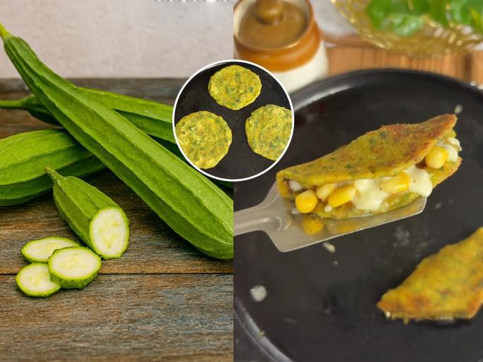 Healthy school tiffin box recipes for kids morning breakfast idea How to make crispy dodkyache tacos at home Protein-rich lunch box recipes | School Tiffin Box Recipe : शाळेच्या डब्यासाठी कुरकुरीत दोडक्याचा टाकोज! नावडती दोडकीही होतील आवडती