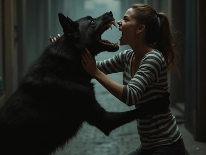 Viral Video Pet Husky Attacks Woman On Evening Walk In Gurugram; Watch CCTV Footage | मालकिणीच्या हाताला झटका देऊन कुत्र्याची समोरून येणाऱ्या महिलेवर झडप, धडकी भरवणारा व्हिडीओ! Viral Video Pet Husky Attacks Woman On Evening Walk In Gurugram; Watch CCTV Footage | मालकिणीच्या हाताला झटका देऊन कुत्र्याची समोरून येणाऱ्या महिलेवर झडप, धडकी भरवणारा व्हिडीओ!