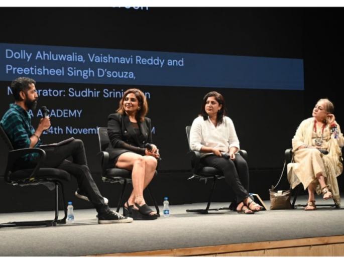 production design costuming are the hardest working departments in filmmaking said dolly ahluwalia in goa iffi | प्रॉडक्शन डिझाईन, वेशभूषा आणि रंगभूषा हे चित्रपट निर्मितीतील सर्वात मेहनती विभाग; डॉली अहलुवालिया यांचे मत