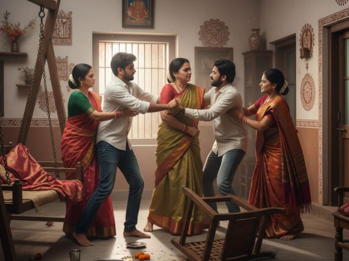 Dombivli Crime: Mobile password changed, family fights! Mother, both children, grandfather fight | Dombivli Crime: मोबाईलचा पासवर्ड बदलला, कुटुंबात राडा! आई, दोन्ही मुले, आजोबामध्ये तुंबळ हाणामारी