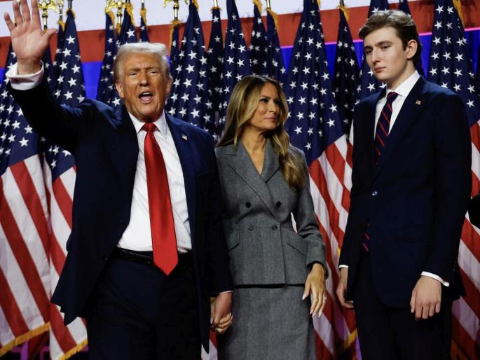 us presidential election 2024 Trump's youngest son barron trump gives surprising reply to his nyu friends over his voting | ट्रम्प यांच्या सर्वात छोट्या मुलाला विचारलं गेलं, कुणाला केलं मतदान? मिळालं असं उत्तर us presidential election 2024 Trump's youngest son barron trump gives surprising reply to his nyu friends over his voting | ट्रम्प यांच्या सर्वात छोट्या मुलाला विचारलं गेलं, कुणाला केलं मतदान? मिळालं असं उत्तर