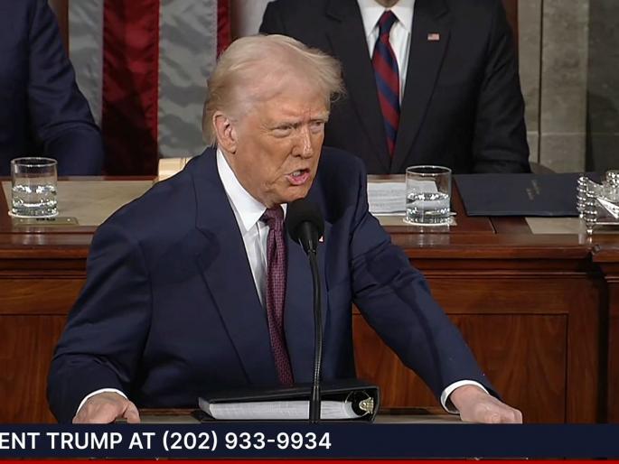 Donald Trump said by naming India, China, Canada; they impose more tax on us, we will charge reciprocal tax from April 2 | Donald Trump Speech: ट्रम्प यांची मोठी घोषणा! भारताचे नाव घेत म्हणाले, या देशांवर २ एप्रिलपासून कर लादणार...; सिनेटला केले संबोधित Donald Trump said by naming India, China, Canada; they impose more tax on us, we will charge reciprocal tax from April 2 | Donald Trump Speech: ट्रम्प यांची मोठी घोषणा! भारताचे नाव घेत म्हणाले, या देशांवर २ एप्रिलपासून कर लादणार...; सिनेटला केले संबोधित