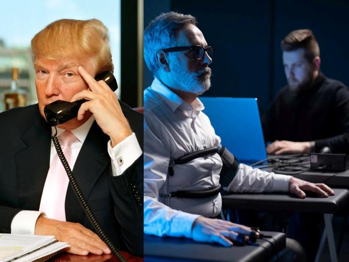 Ghost of suspicion over Donald Trump...! All government employees will be subjected to lie detector tests; Fear of document leaks... | ट्रम्प यांच्यावर संशयाचे भूत...! सर्व सरकारी कर्मचाऱ्यांची लाय डिटेक्टर चाचणी घेणार; कागदपत्रे लीकची भीती... Ghost of suspicion over Donald Trump...! All government employees will be subjected to lie detector tests; Fear of document leaks... | ट्रम्प यांच्यावर संशयाचे भूत...! सर्व सरकारी कर्मचाऱ्यांची लाय डिटेक्टर चाचणी घेणार; कागदपत्रे लीकची भीती...