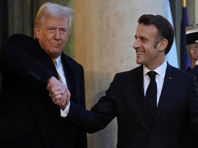 Remember that the door will remain closed from now on..., Donald Trump's valuable advice to Macron from that video | 'यापुढे दरवाजा बंद राहील हे लक्षात असू द्या', ...त्या व्हिडीओवरून ट्रम्प यांचा मॅक्राँ यांना मोलाचा सल्ला   Remember that the door will remain closed from now on..., Donald Trump's valuable advice to Macron from that video | 'यापुढे दरवाजा बंद राहील हे लक्षात असू द्या', ...त्या व्हिडीओवरून ट्रम्प यांचा मॅक्राँ यांना मोलाचा सल्ला