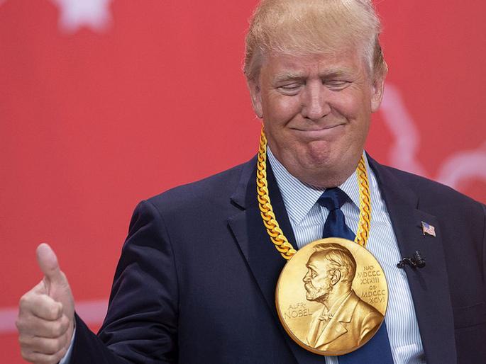 Donald Trump tatya No Nobel laureate, just a 'Great Nobel' for you! | नोबेल नायतर नाय, तात्यांना थेट ‘महा-नोबेल’च! गावातच भांडणं लावायला आणि ती ‘मिटवायला’... Donald Trump tatya No Nobel laureate, just a 'Great Nobel' for you! | नोबेल नायतर नाय, तात्यांना थेट ‘महा-नोबेल’च! गावातच भांडणं लावायला आणि ती ‘मिटवायला’...