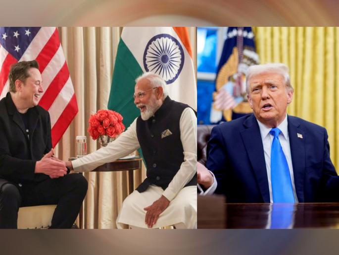 America he wants to business but india is difficult place donald trump reaction on pm modi elon musk meeting | "त्यांची भारतात बिझनेस करण्याची इच्छा आहे, पण...!"; मोदी-मस्क भेटीवर हे काय बोलून गेले ट्रम्प America he wants to business but india is difficult place donald trump reaction on pm modi elon musk meeting | "त्यांची भारतात बिझनेस करण्याची इच्छा आहे, पण...!"; मोदी-मस्क भेटीवर हे काय बोलून गेले ट्रम्प