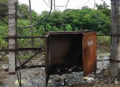 On the way to burn two hundred acres of crops in Rahuri taluka after burning Rohitir | रोहित्र जळाल्याने राहुरी तालुक्यातील दोनशे एकरावरील पिके जळण्याच्या मार्गावर