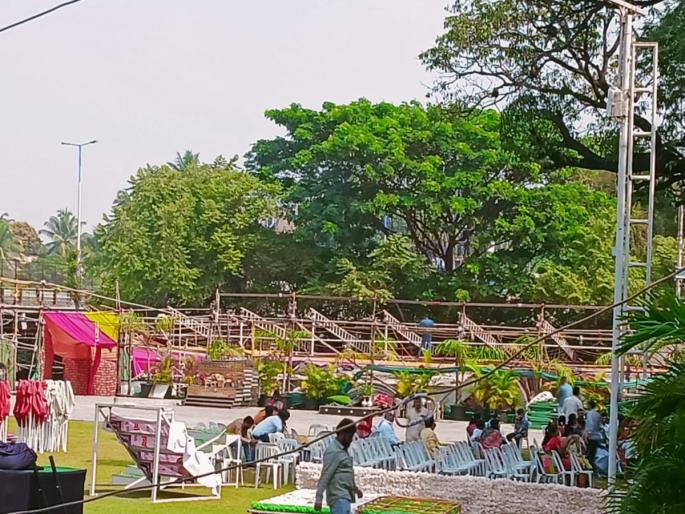 Municipal Corporation action on Mangal office near the riverbed in Pune | पुण्यात नदीपात्रालगतच्या मंगल कार्यालयांवर महापालिकेची कारवाई, अनाधिकृत शेड काढले