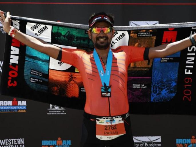 Akola's Dr. Parag Tapre became international Iron Man | अकोल्याचे डॉ. पराग टापरे तिसऱ्यांदा बनले आंतरराष्ट्रीय आयर्न मॅन Akola's Dr. Parag Tapre became international Iron Man | अकोल्याचे डॉ. पराग टापरे तिसऱ्यांदा बनले आंतरराष्ट्रीय आयर्न मॅन