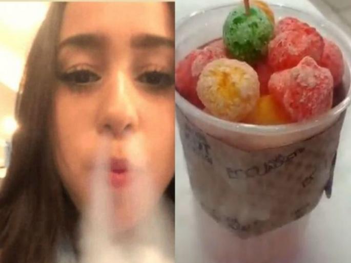 deadly smoke from Biscuits, candy; 'Challenges' to smuggle smoke drill out of 'Dragon Breath' | बिस्कीट, कँडीतून प्राणघातक धूर; जीवघेण्या ‘ड्रॅगन ब्रेथ’चे नाका-तोंडातून धूर काढण्याचे ‘चॅलेंज’ deadly smoke from Biscuits, candy; 'Challenges' to smuggle smoke drill out of 'Dragon Breath' | बिस्कीट, कँडीतून प्राणघातक धूर; जीवघेण्या ‘ड्रॅगन ब्रेथ’चे नाका-तोंडातून धूर काढण्याचे ‘चॅलेंज’