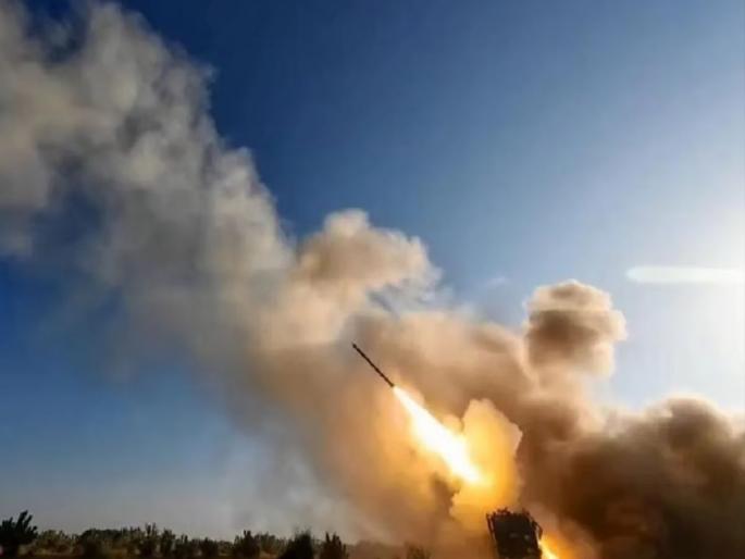 Another major achievement for DRDO successfully completed flight tests of guided pinaka weapon system | DRDO ला आणखी एक मोठं यश, गाइडेड पिनाका वेपन सिस्टीमची यशस्वी चाचणी Another major achievement for DRDO successfully completed flight tests of guided pinaka weapon system | DRDO ला आणखी एक मोठं यश, गाइडेड पिनाका वेपन सिस्टीमची यशस्वी चाचणी