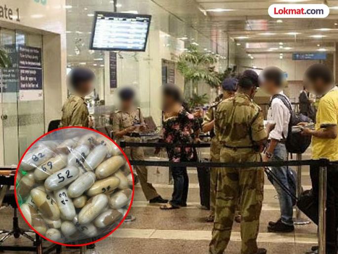 Drugs worth Rs 11 crore have been seized from a woman at Mumbai International Airport | मुंबई विमानतळावर महिलेला अटक; ११ कोटींचे ड्रग्ज पोटात ठेवून केला १४ हजार किमी प्रवास Drugs worth Rs 11 crore have been seized from a woman at Mumbai International Airport | मुंबई विमानतळावर महिलेला अटक; ११ कोटींचे ड्रग्ज पोटात ठेवून केला १४ हजार किमी प्रवास
