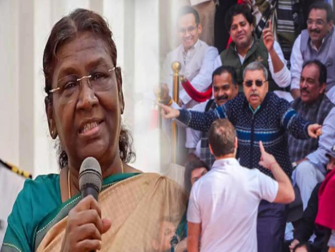 Dismayed to see the manner in which Vice President was humiliated in the Parliament - droupadi murmu | संसदेत उपराष्ट्रपतींचा अपमान पाहून वाईट वाटलं; राष्ट्रपती द्रौपदी मुर्मू नाराज