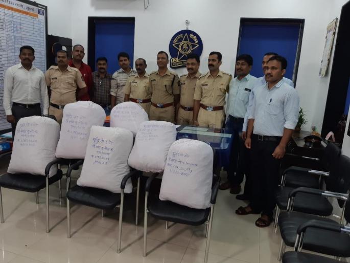 Two person arrested with 69 kilo ganja | ६९ किलो गांज्यासह दुकली अटकेत  Two person arrested with 69 kilo ganja | ६९ किलो गांज्यासह दुकली अटकेत