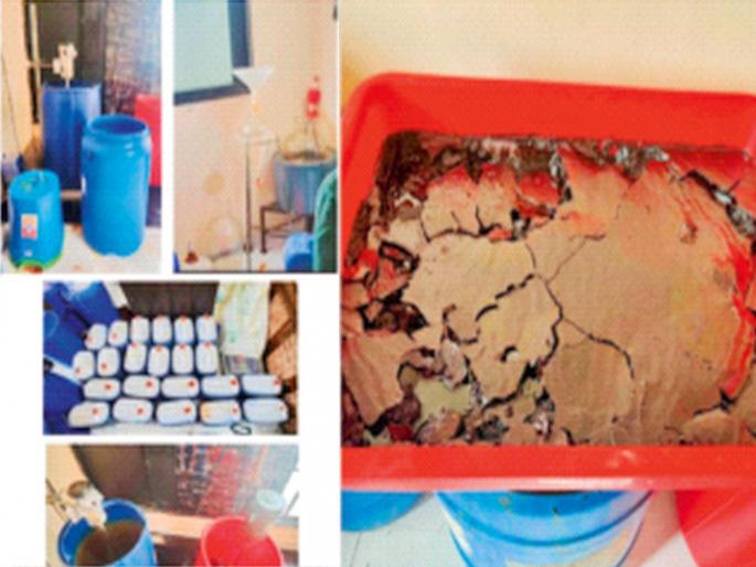 Liquid MD drugs worth 800 crore seized from Bhiwandi, action of anti-terrorist squad of Gujarat  | भिवंडीतून ८०० कोटींचे लिक्विड एमडी ड्रग्ज जप्त, गुजरातच्या दहशतवादविरोधी पथकाची कारवाई  Liquid MD drugs worth 800 crore seized from Bhiwandi, action of anti-terrorist squad of Gujarat  | भिवंडीतून ८०० कोटींचे लिक्विड एमडी ड्रग्ज जप्त, गुजरातच्या दहशतवादविरोधी पथकाची कारवाई