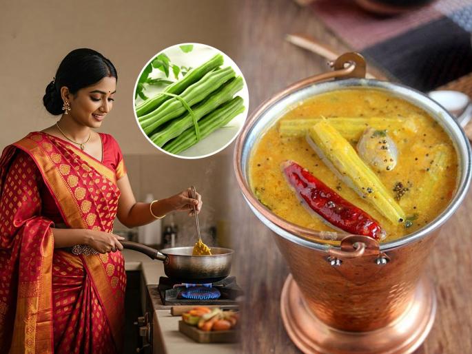 udupi style drumstick sambar recipe shevagya sambar easy south indian sambar at home authentic traditional south Indian food | उड्डपी स्टाईल परफेक्ट शेवग्याचे सांबार करा घरीच, झटपट होणारी रेसिपी- चवीलाही मस्त