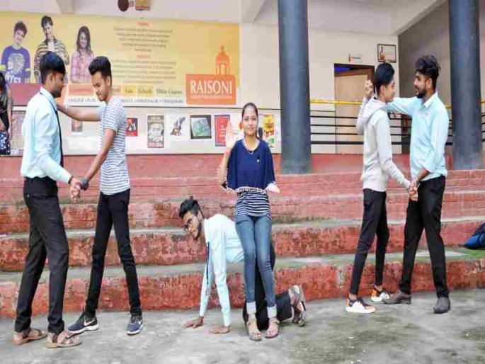  Celebrate Theater Day at Raisoni College | रायसोनी महाविद्यालयात रंगभूमी दिवस साजरा