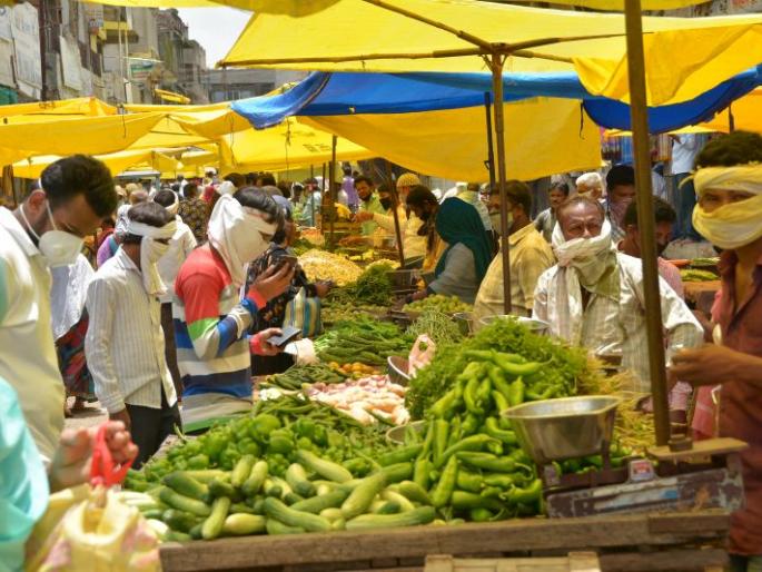 Inflation hits vegetables |   भाजीपाल्याला महागाईचा तडका! Inflation hits vegetables |   भाजीपाल्याला महागाईचा तडका!