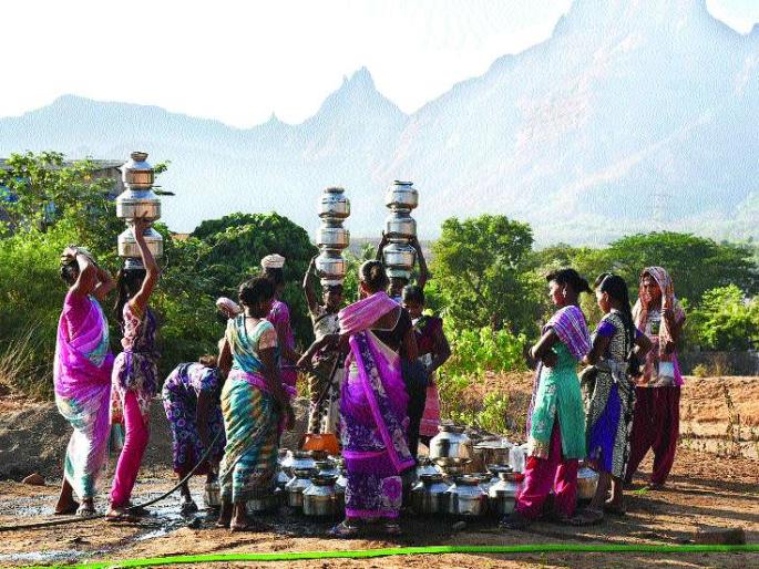 Water problem in Mithagara; Sarpancha fasting gesture | मिठागर येथे पाणीप्रश्न बिकट; सरपंचाचा उपोषणाचा इशारा Water problem in Mithagara; Sarpancha fasting gesture | मिठागर येथे पाणीप्रश्न बिकट; सरपंचाचा उपोषणाचा इशारा