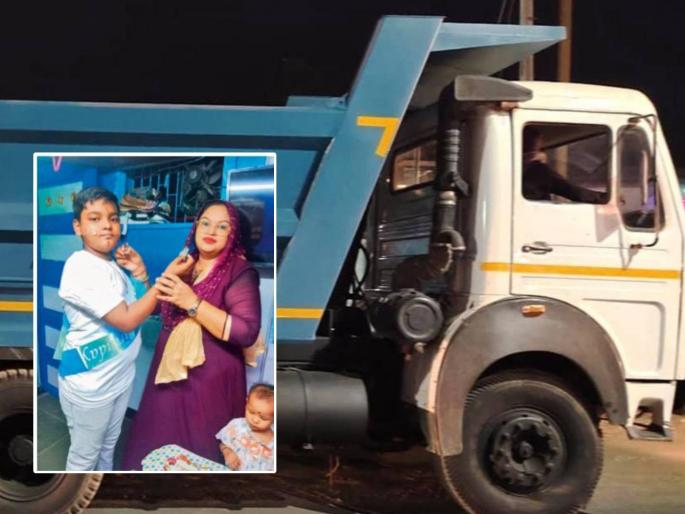 Unfortunate incident in Mumbai! Mother and Son dies in dumper collision when they are going to school | मुंबईतील दुर्दैवी घटना! डंपरच्या धडकेत मायलेकाचा मृत्यू; शाळेत जाताना काळाचा घाला Unfortunate incident in Mumbai! Mother and Son dies in dumper collision when they are going to school | मुंबईतील दुर्दैवी घटना! डंपरच्या धडकेत मायलेकाचा मृत्यू; शाळेत जाताना काळाचा घाला