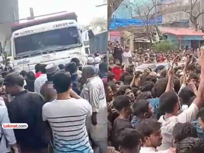 Eight-year-old girl crushed to death by dumper; Angry citizens block road, driver arrested | आठ वर्षांच्या चिमुरडीचा डम्परखाली चिरडून मृत्यू; संतप्त नागरिकांचा रास्ता रोको, चालकाला अटक Eight-year-old girl crushed to death by dumper; Angry citizens block road, driver arrested | आठ वर्षांच्या चिमुरडीचा डम्परखाली चिरडून मृत्यू; संतप्त नागरिकांचा रास्ता रोको, चालकाला अटक