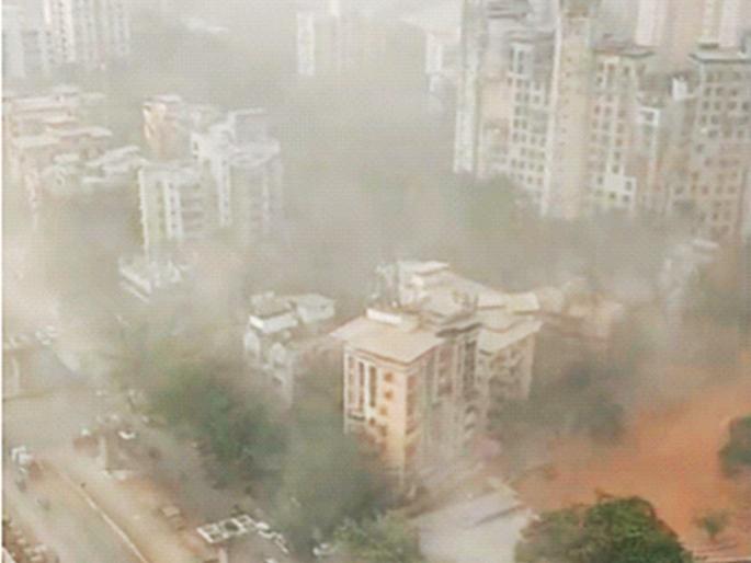 Dust storm, unseasonal rain, Mumbai, Thane residents suffocate; Rain in Kalyan-Dombivli | धुळीचे वादळ, अवकाळीचा फेरा, मुंबई, ठाणेकर गुदमरले; कल्याण-डोंबिवलीत पाऊस Dust storm, unseasonal rain, Mumbai, Thane residents suffocate; Rain in Kalyan-Dombivli | धुळीचे वादळ, अवकाळीचा फेरा, मुंबई, ठाणेकर गुदमरले; कल्याण-डोंबिवलीत पाऊस